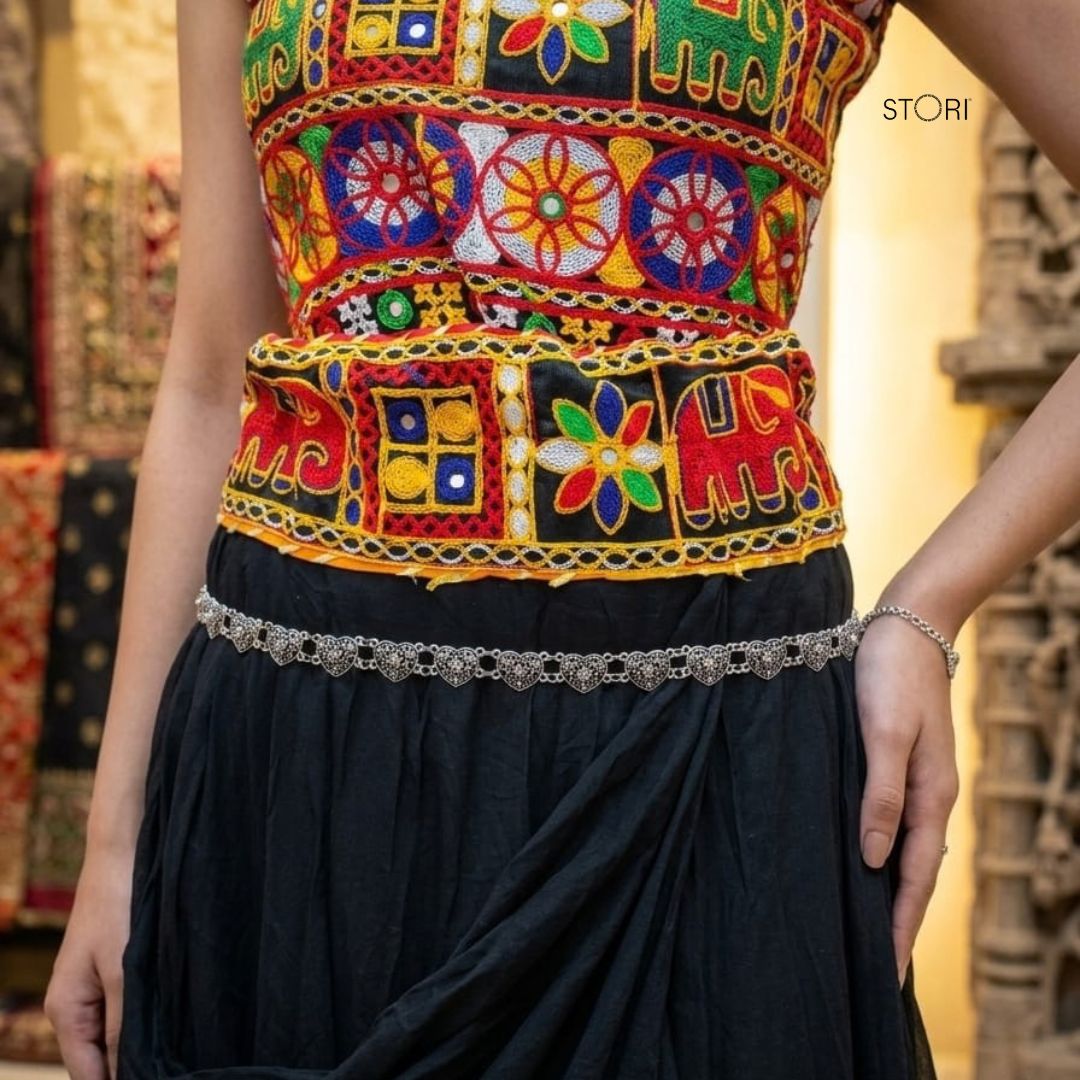 STORI Navaratri Special Oxidised Kamarbandh