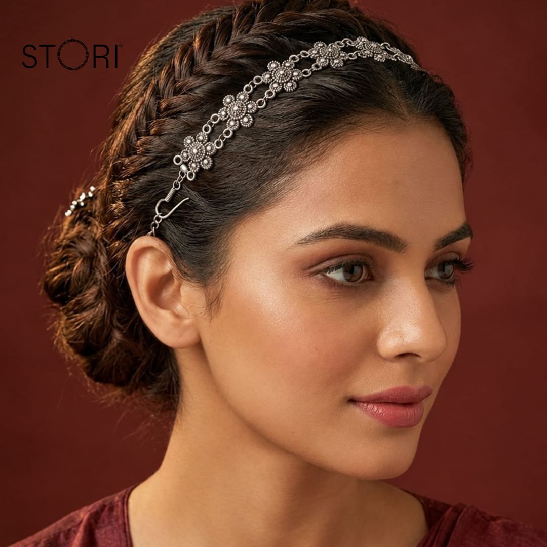 STORI Navaratri Special Oxidised HeadBand