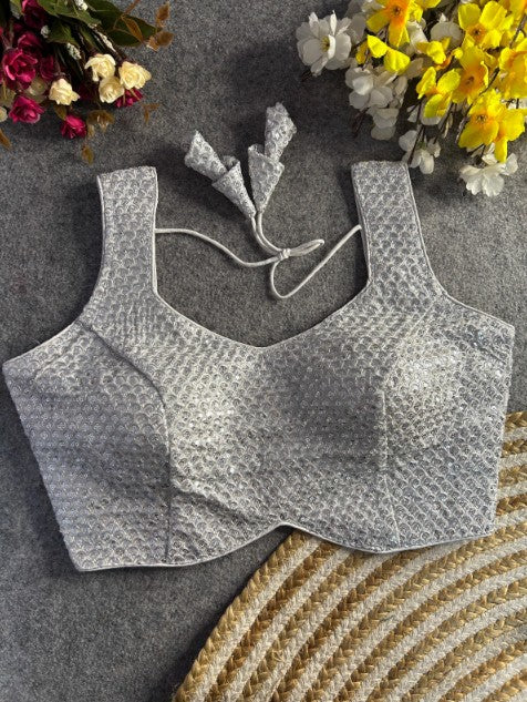 Shop Silver Blouse Online - STORI