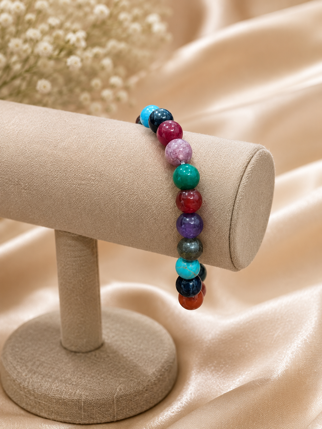 Multicolor Healing Crystal Bracelet