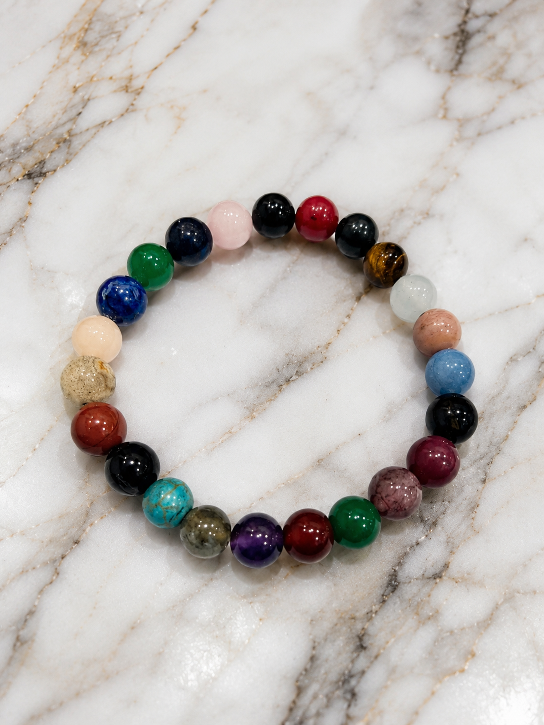 Multicolor Healing Crystal Bracelet1