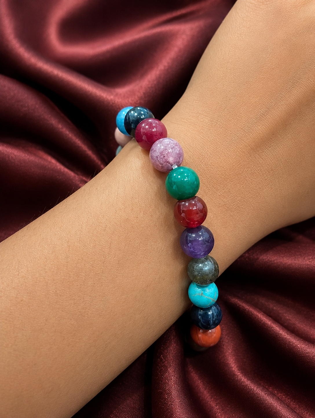 Multicolor Healing Crystal Bracelet2