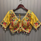 Navratri Silk Blouse With Kutchi Embroidery