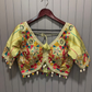 Navratri Silk Blouse With Kutchi Embroidery