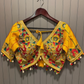 Navratri Silk Blouse With Kutchi Embroidery