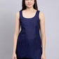 Navy Blue Cotton Short Inner Slip