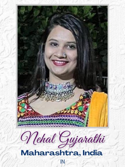 Nehal Gujarathi in Circular Shaped Oxidized Clip-on Nosepin