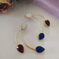 Nitya Arch & Stone Statement Earrings