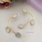 Nitya Arch & Stone Statement Earrings
