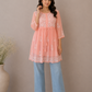 NoraPeachShortKurti-1