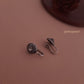 Mansha Circular Shaped Oxidized Clip-on Nosepin