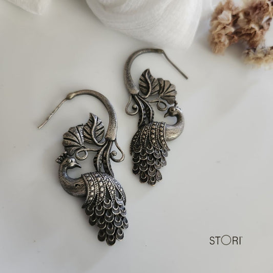 Mayukh Oxidised Earrings
