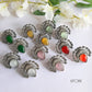 Monalisa Stone Silver Lookalike Earrings - STORI