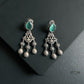 Skyblue SLA Oxidised Chandelier Earrings