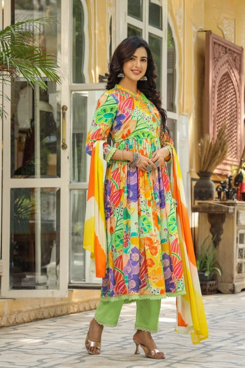 Formal Wear Half Sleeve Ladies Anarkali Angrakha Cotton Kurti, Handwash,  Size: S-XL at Rs 995 in Jaipur
