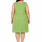 Olive Green Cotton Long Inner Slip Plus Size1