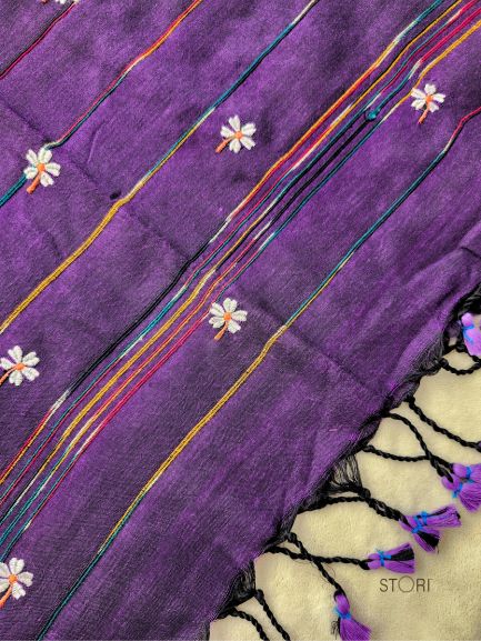 PAARIJAAT Kesh Khadi Handloom Cotton Saree