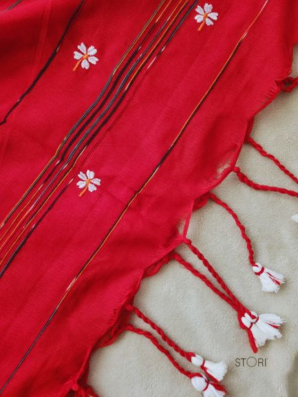 PAARIJAAT Kesh Khadi Handloom Cotton Saree