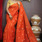 PAARIJAAT Kesh Khadi Handloom Cotton Saree