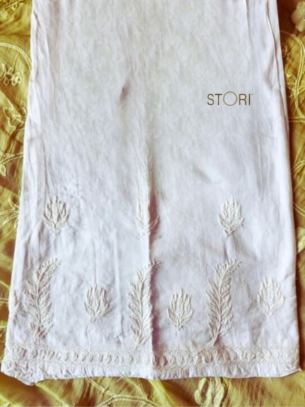 Handcrafted Cotton Lucknowi Chikankari Palazzo