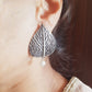 Peepal Silver Lookalike Earrings