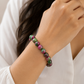 Pink And Green Beaded Brecelet1