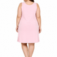 Pink Cotton Long Inner Slip Plus Size1