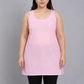 Pink slip short plus size
