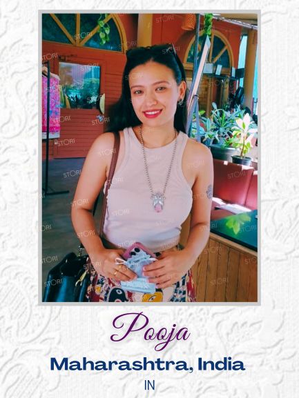 Pooja in STORI Necklace