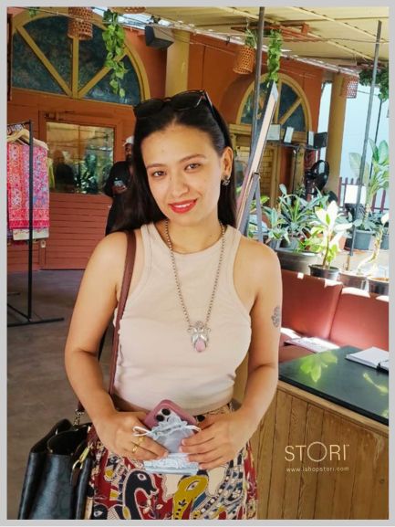 Pooja in STORI Necklace