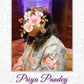 Priya Pandey in Kanika Carved Stone Meenakari Earrings