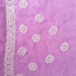 Purple Noor Full Jaal Hand Embroidered Lucknowi Chikankari SareePurple Noor Full Jaal Hand Embroidered Lucknowi Chikankari Saree