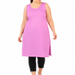 Purple Cotton Long Inner Slip Plus Size
