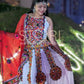 Halter Neck Mirror Embroidered Blouse With Kodi - Navratri Special