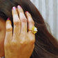 STORI's Golden Finger Ring & Pearls
