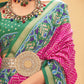 Bright Pink Patola Silk Saree Online in India