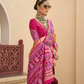 Mustard Yellow Patola Silk Saree Online in India