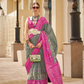 Grey Patola Silk Saree Online in India