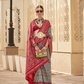 Grey Patola Silk Saree Online in India