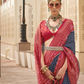 Navy Blue Patola Silk Saree Online in India