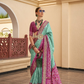 Rama Green Patola Silk Saree Online in India