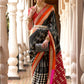 Black Patola Silk Saree Online in India