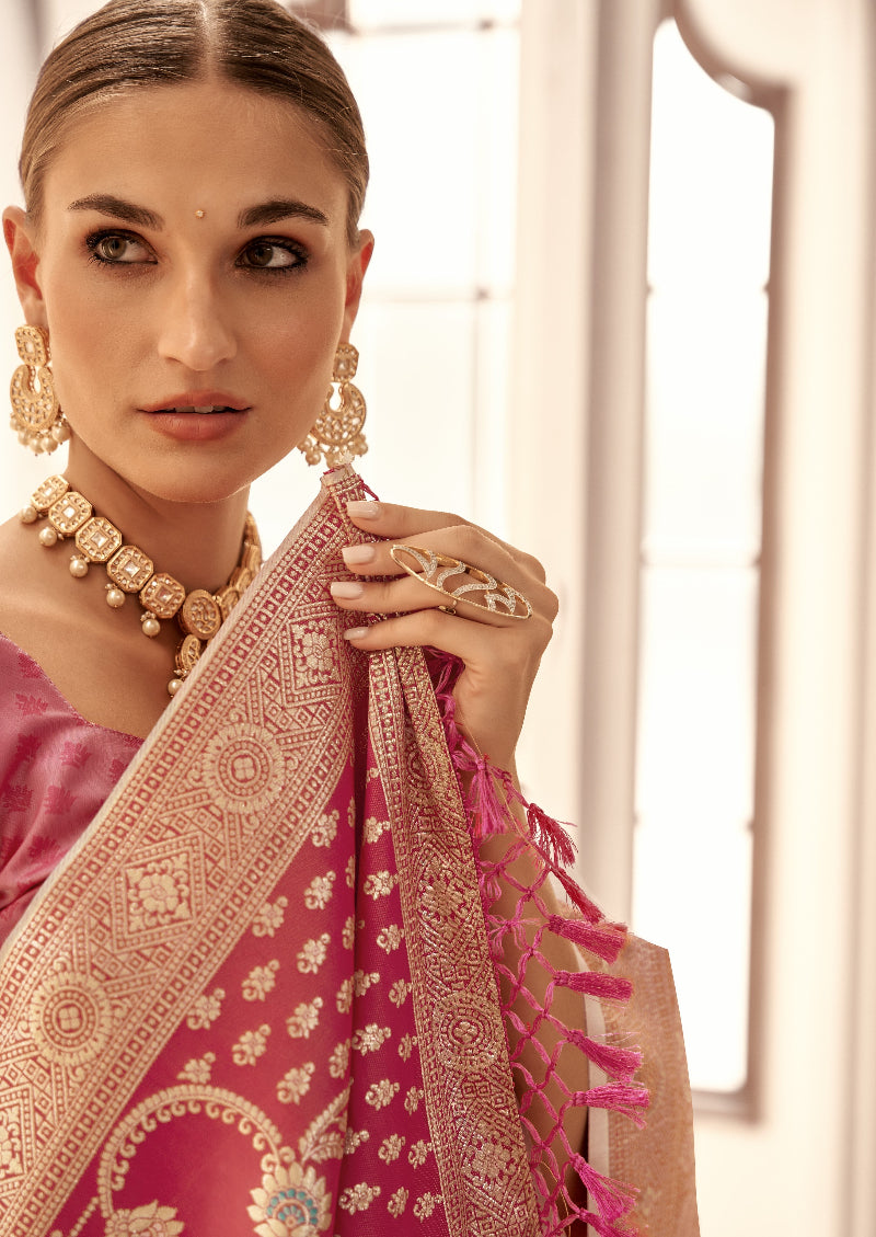 Pearl White Soft Silk Saree