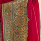 Strawberry Red Soft Silk Saree