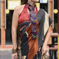Multicolor Printed Satin Crepe Silk Saree