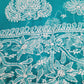 Rama Green Sanah Handcrafted Lucknowi Chikankari Saree