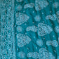 Rama Green Sanah Handcrafted Lucknowi Chikankari Saree