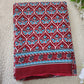  Red Handloom Cotton Mulmul Saree Online-STORI