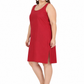 Red Cotton Long Inner Slip Plus Size2