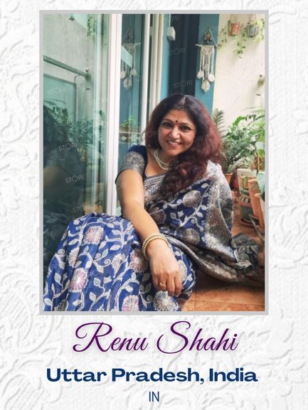 Renu Shahi in STORI Chikankari Saree